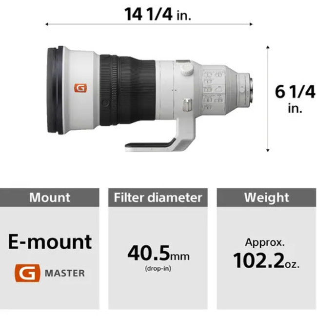 Sony FE 400mm f/2.8 GM Lens  