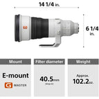 Sony FE 400mm f/2.8 GM Lens  