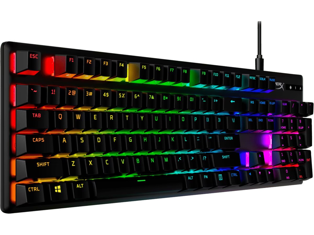 HyperX Alloy Origins PBT Full Size Mechanical Gaming Keyboard (HX Blue Switch)