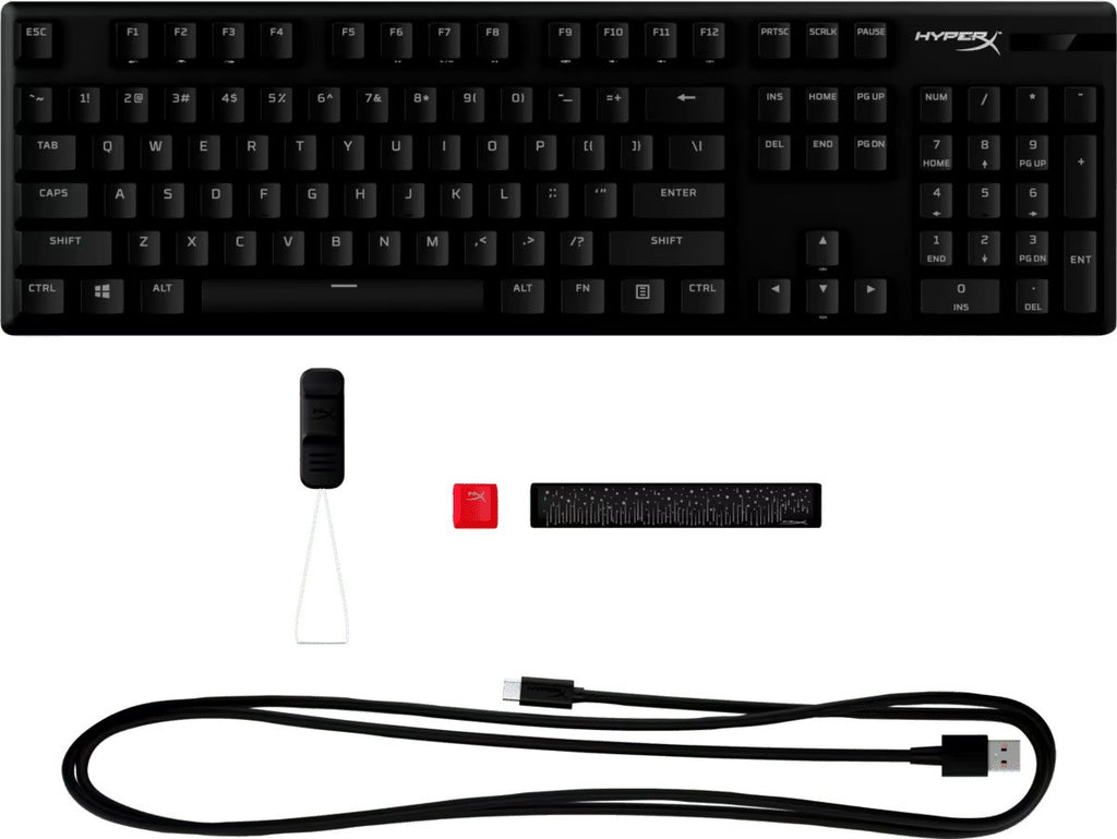 HyperX Alloy Origins PBT Full Size Mechanical Gaming Keyboard (HX Aqua Switch)