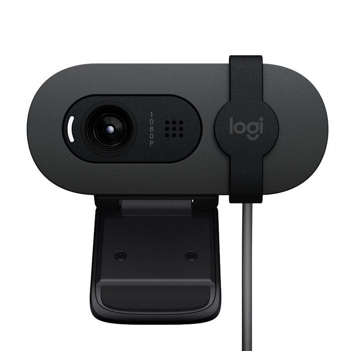 Logitech MK345 Keyboard and Mouse Combo with H151 Headset and BRIO 100 Webcam (Graphite)