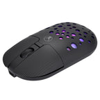 Bonelk Bluetooth/Wireless RGB 4D Mouse 1200DPI USB-C M-270 (Black)