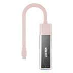 Unitek Bi-Directional Hub with Detachable Cable (Pink) 