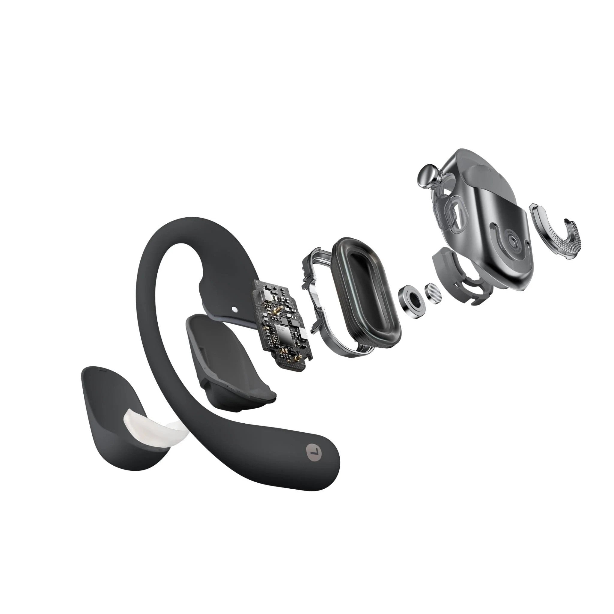 Shokz OpenFit 2+ Open Ear TWS Earbuds (Black)