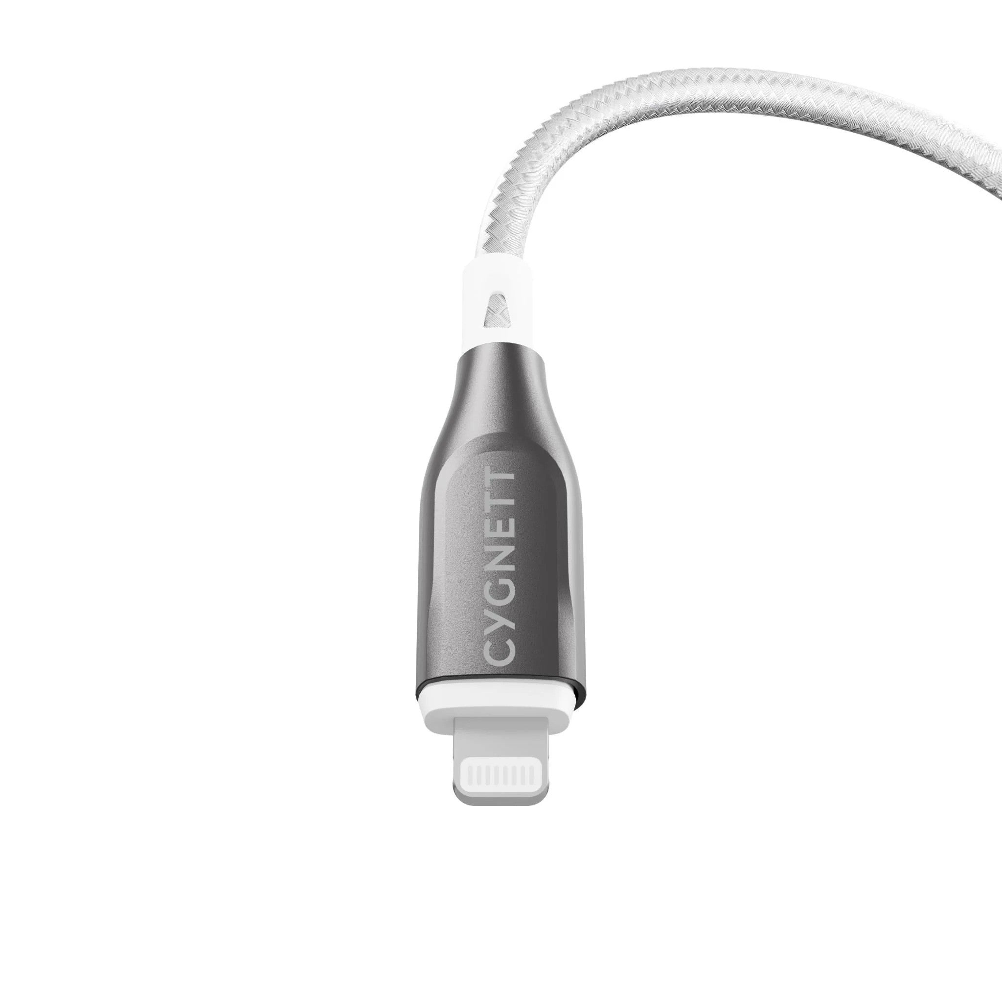Cygnett Armoured 2m Lightning to USB-A Cable (White)