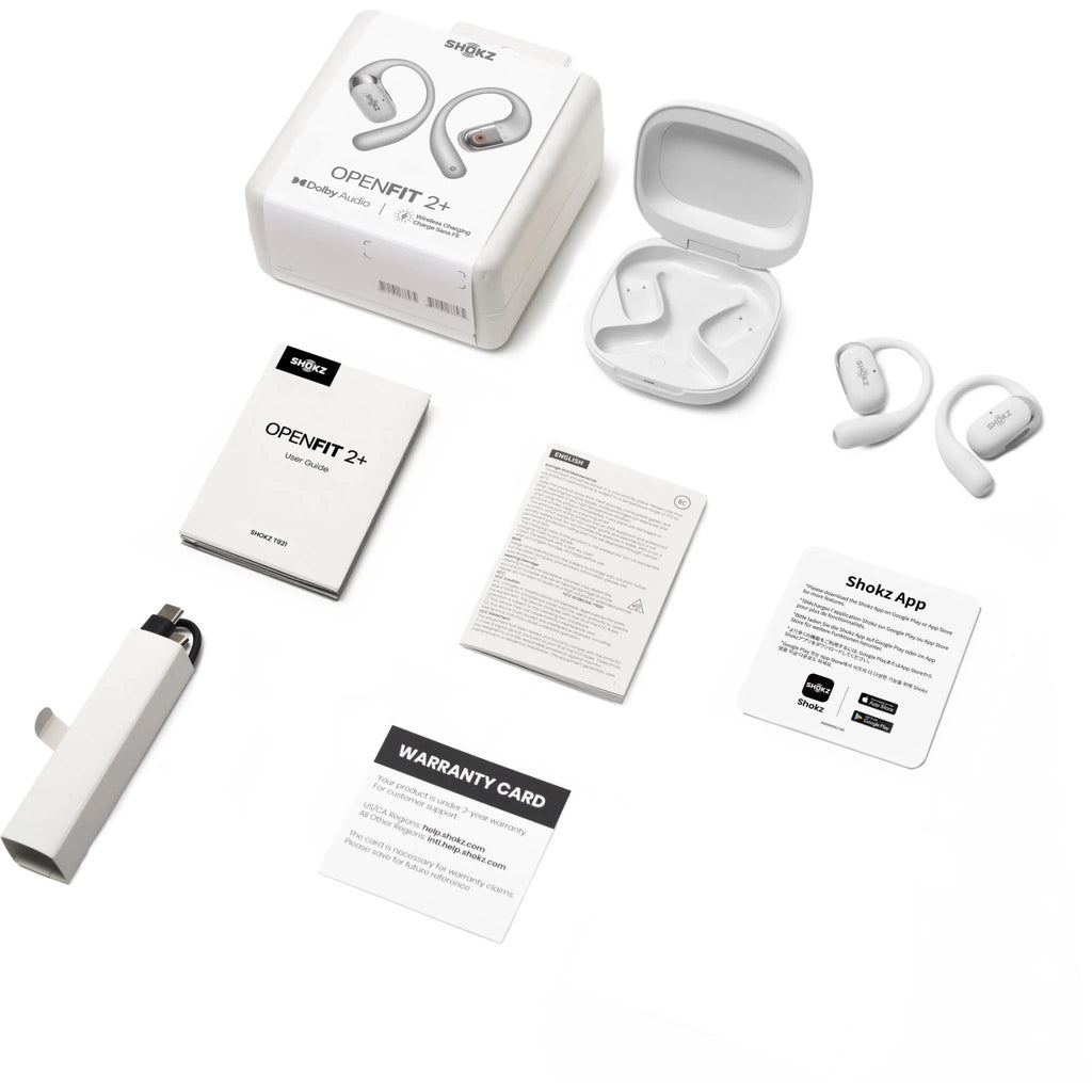 Shokz OpenFit 2+ Open Ear TWS Earbuds (Grey)