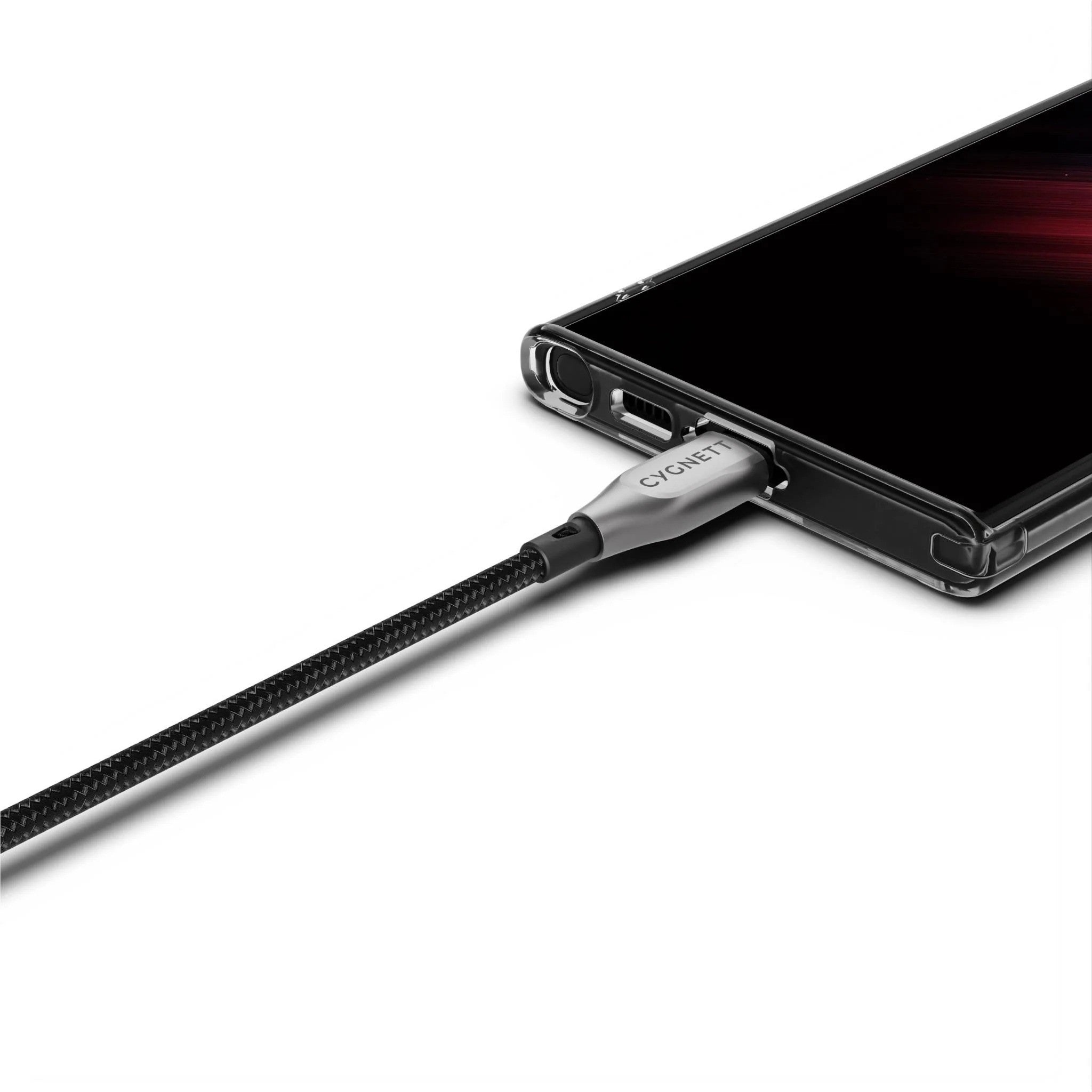 Cygnett Armoured 1m USB-C to USB-C Cable (Black) 