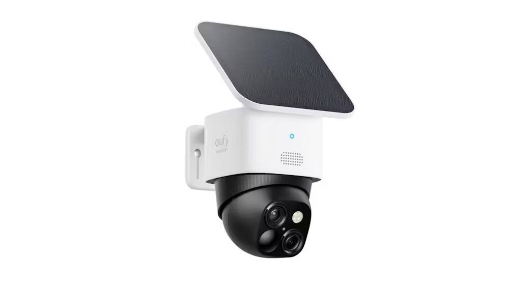 Open Box EUFY SECURITY S320 SOLOCAM - 3K Solar Security 360° Camera