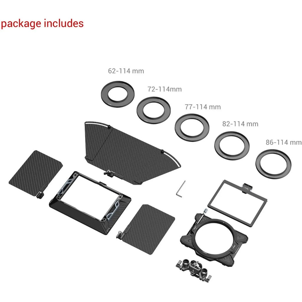 Open Box SmallRig Multifunctional Modular Matte Box (114mm) Basic Kit 3641