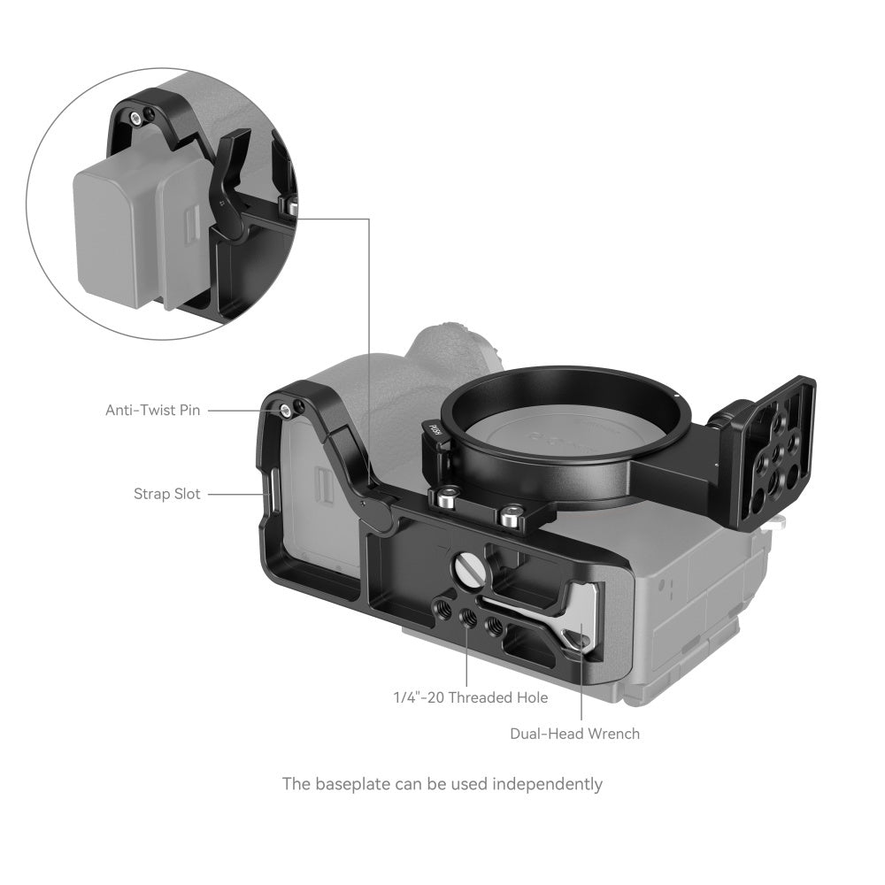 SmallRig Rotatable Horizontal -to-Vertical Mount Plate Kit for Select Sony Cameras