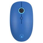 Bonelk Wireless Round Scroll 4D Mouse, 800-1600 DPI M-257 (Blue)