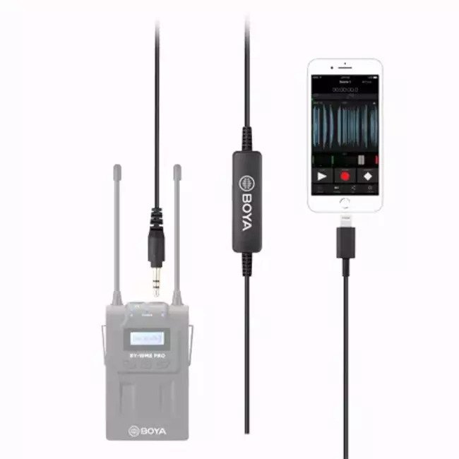 BOYA 35C-L Audio Cable Lightning Connector 