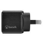 Bonelk 30W PD USB-C Wall Charger with Easy Grip Cable (Black)