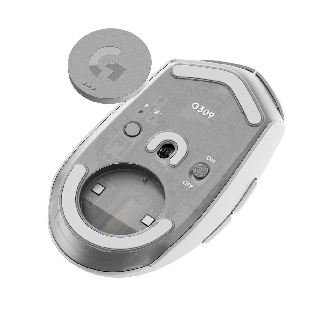 Logitech G309 LIGHTSPEED Wireless Gaming Mouse (White)