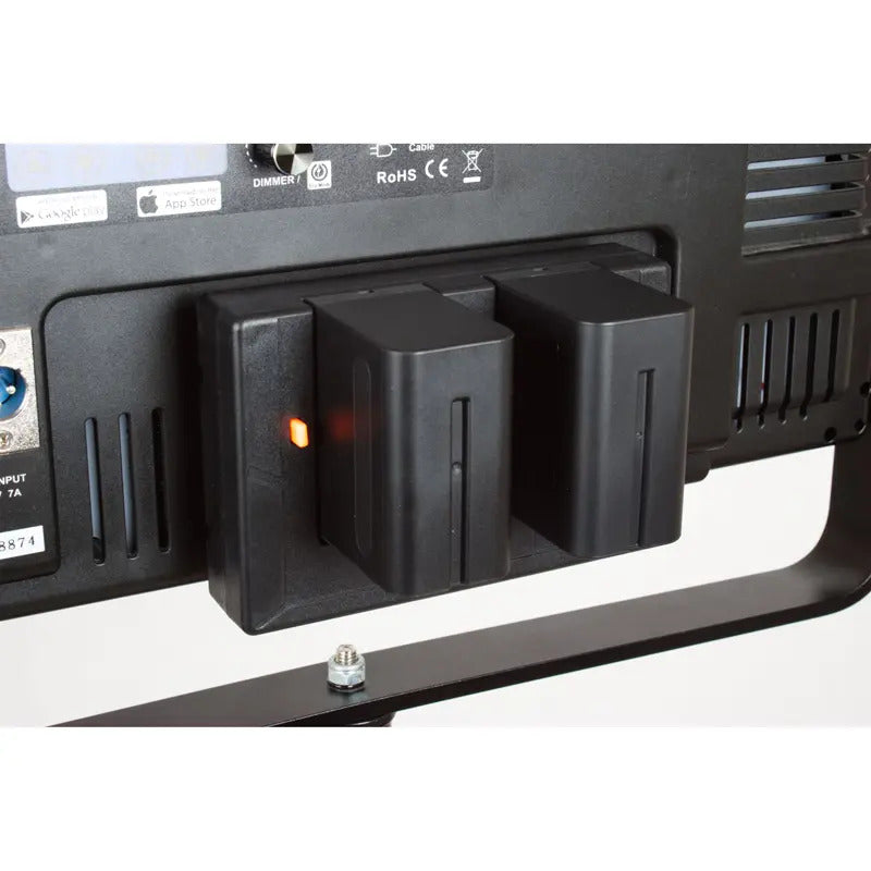 Glanz Dual NP-F to V-Mount Battery Adapter for 2x NP-F Batteries