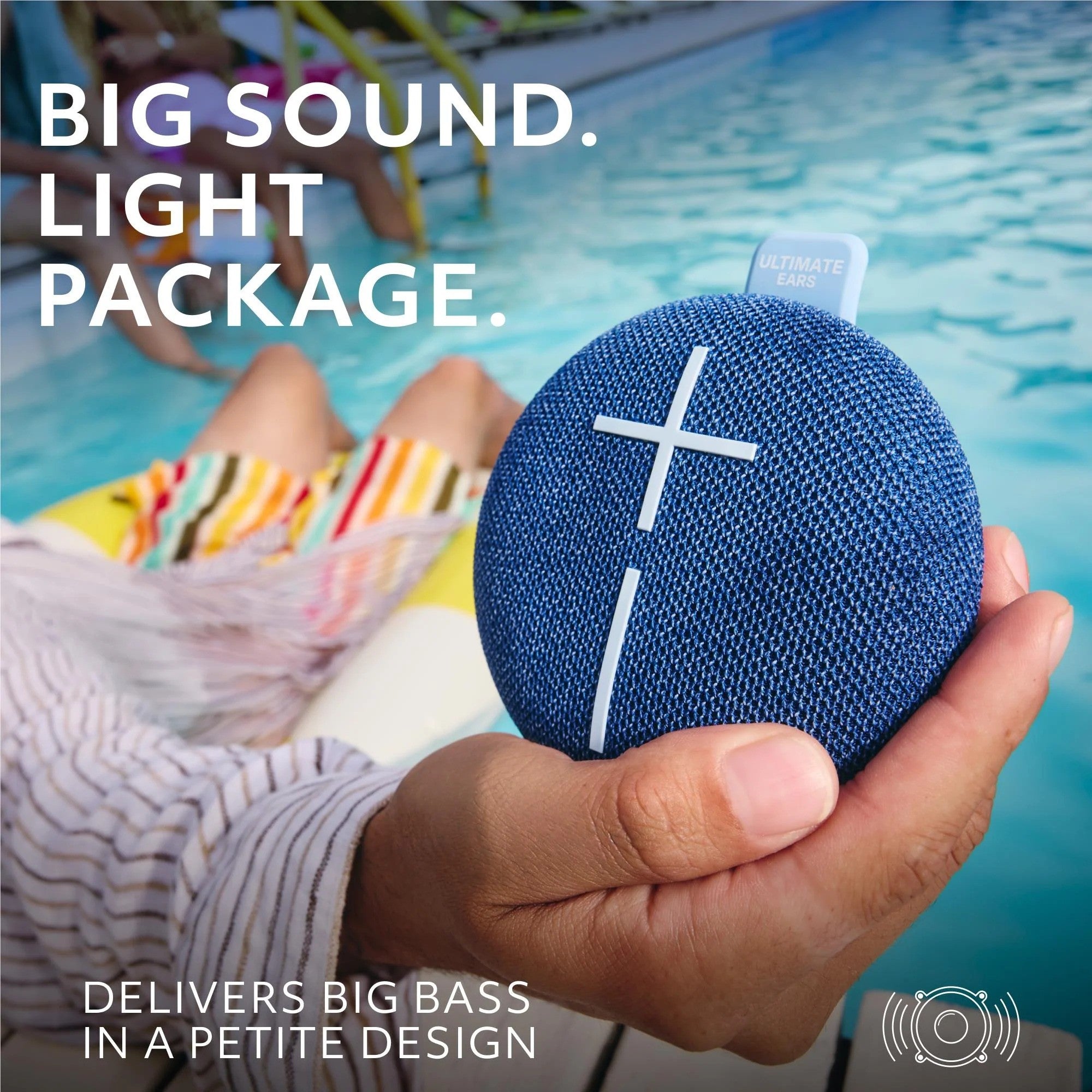 Ultimate Ears MINIROLL Portable Bluetooth Speaker (Blue)