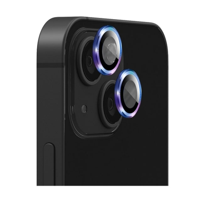 EFM Camera Lens Screen Armour for iPhone 15/15 Plus (Rainbow) 