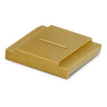 LEICA Hotshoe Cover, brass, blasted finish 