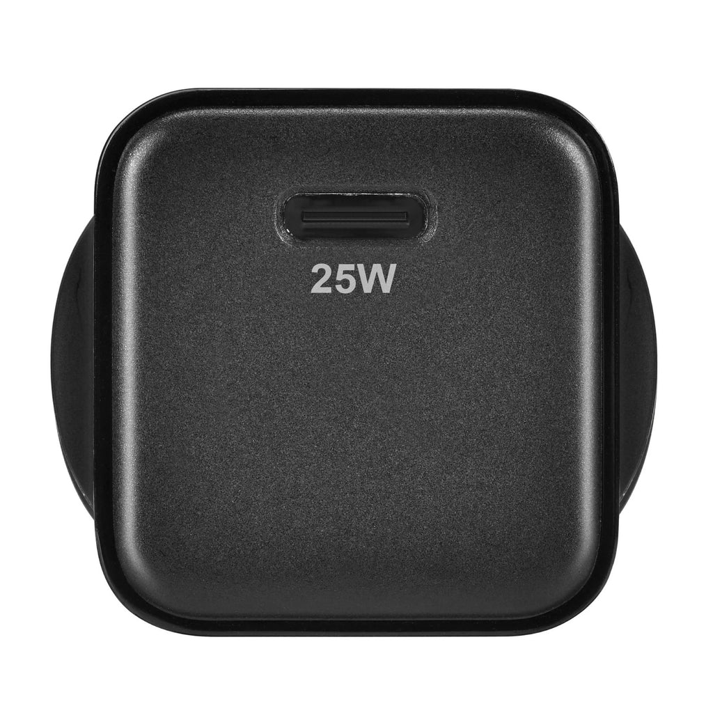 Bonelk 25W PD USB-C Wall Charger with Easy Grip Cable (Black)