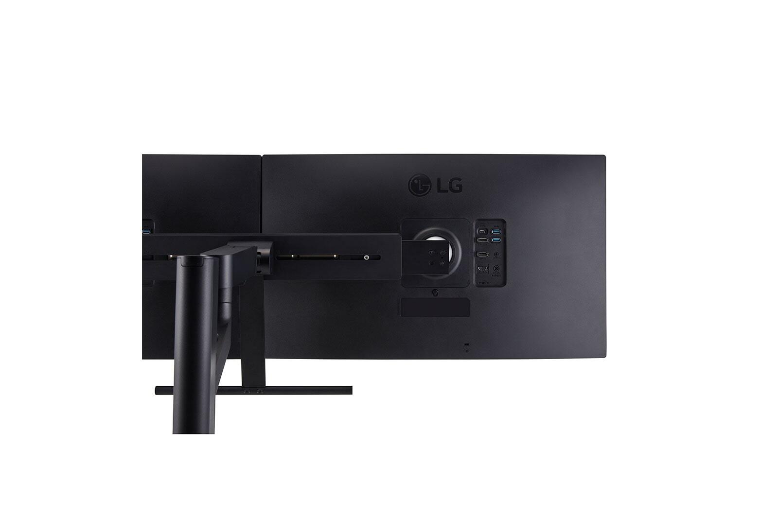 LG 27'' QHD Ergo Dual Monitor with USB Type-C and Daisy Chain