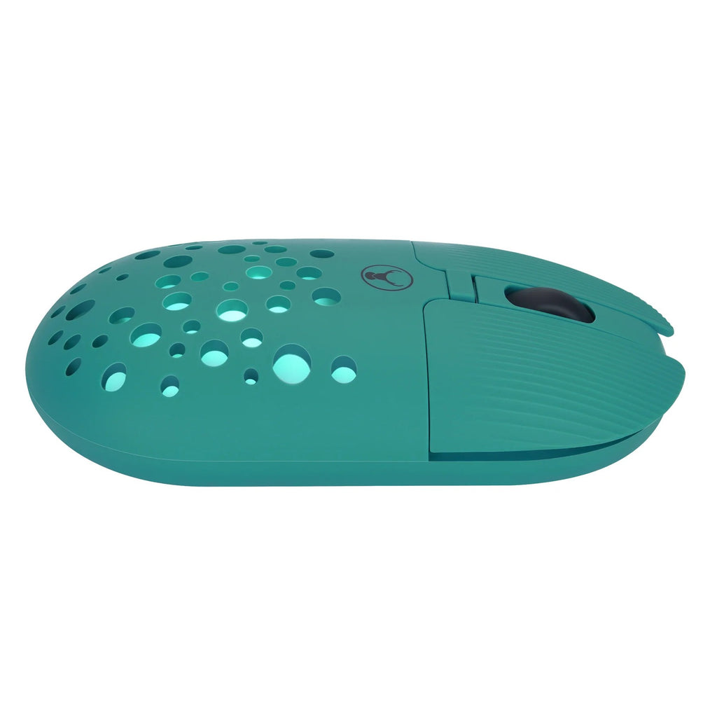 Bonelk Bluetooth/Wireless RGB 4D Mouse 1200DPI USB-C M-270 (Emerald Green)