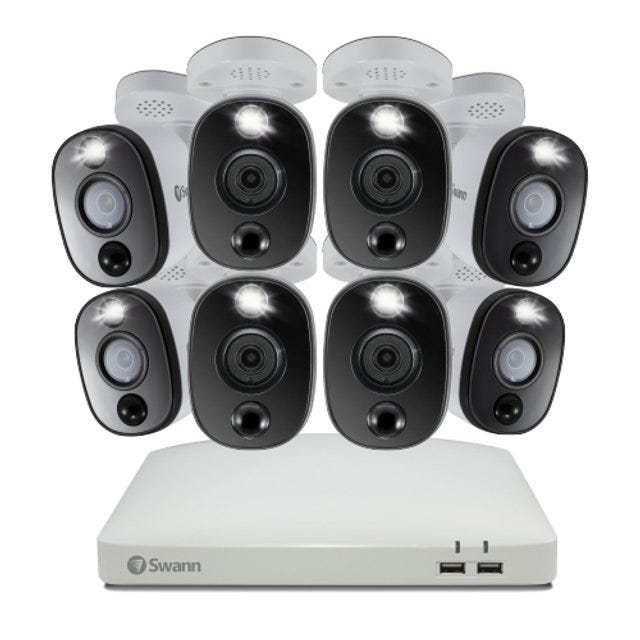 Swann 8 Camera 8 Channel 4K UHD Spotlight DVR Security System