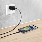 Bonelk 25W PD USB-C Wall Charger with Easy Grip Cable (Black)