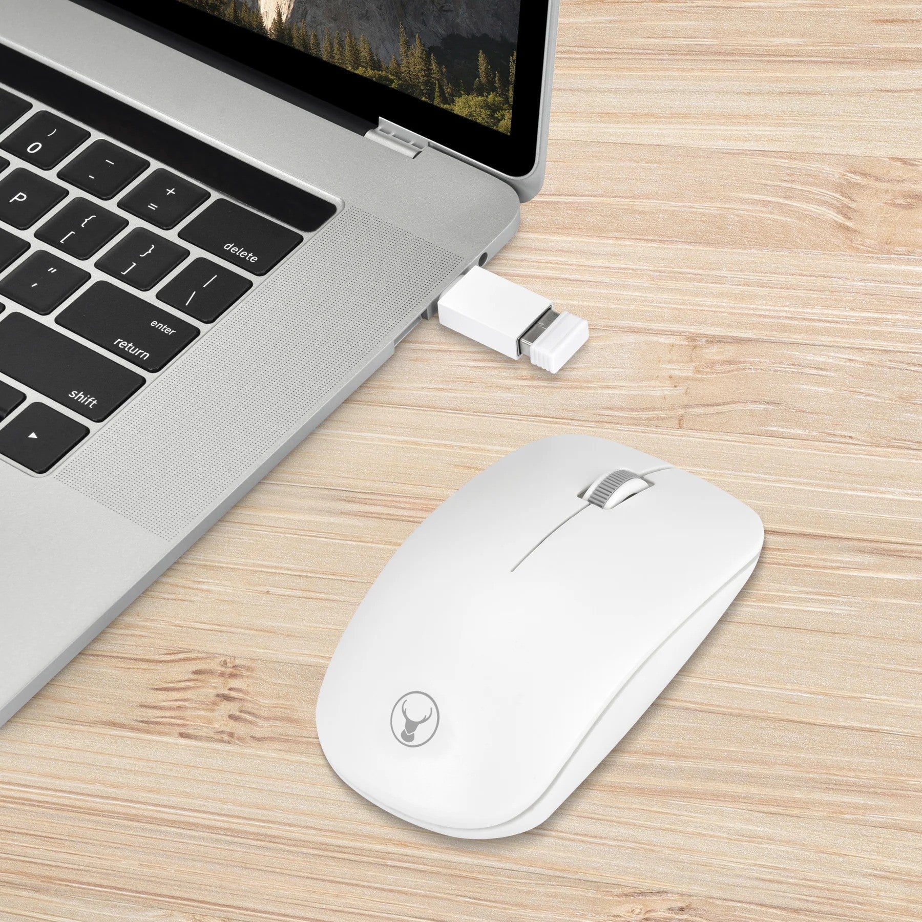 Bonelk USB-C to USB-A 3.0 Adapter (White)