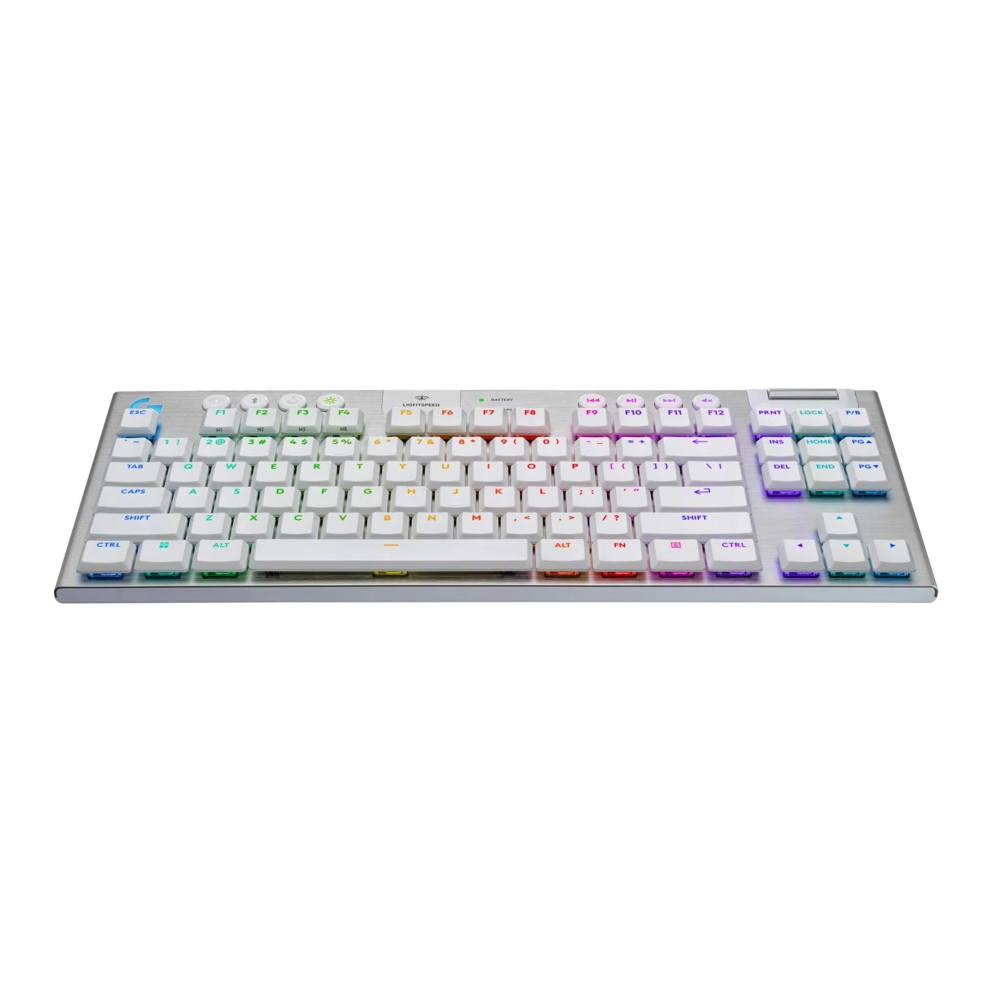 Logitech G915 X LIGHTSPEED TKL Low-Profile Wirelees Gaming Keyboard (White) 