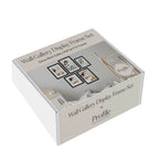 Deluxe Gallery Photo Wall Frame Set H- 5 Frames - Polar Birch