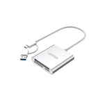 Unitek USB 3.0 3 Ports Memory Card Reader with USB C Adapter
