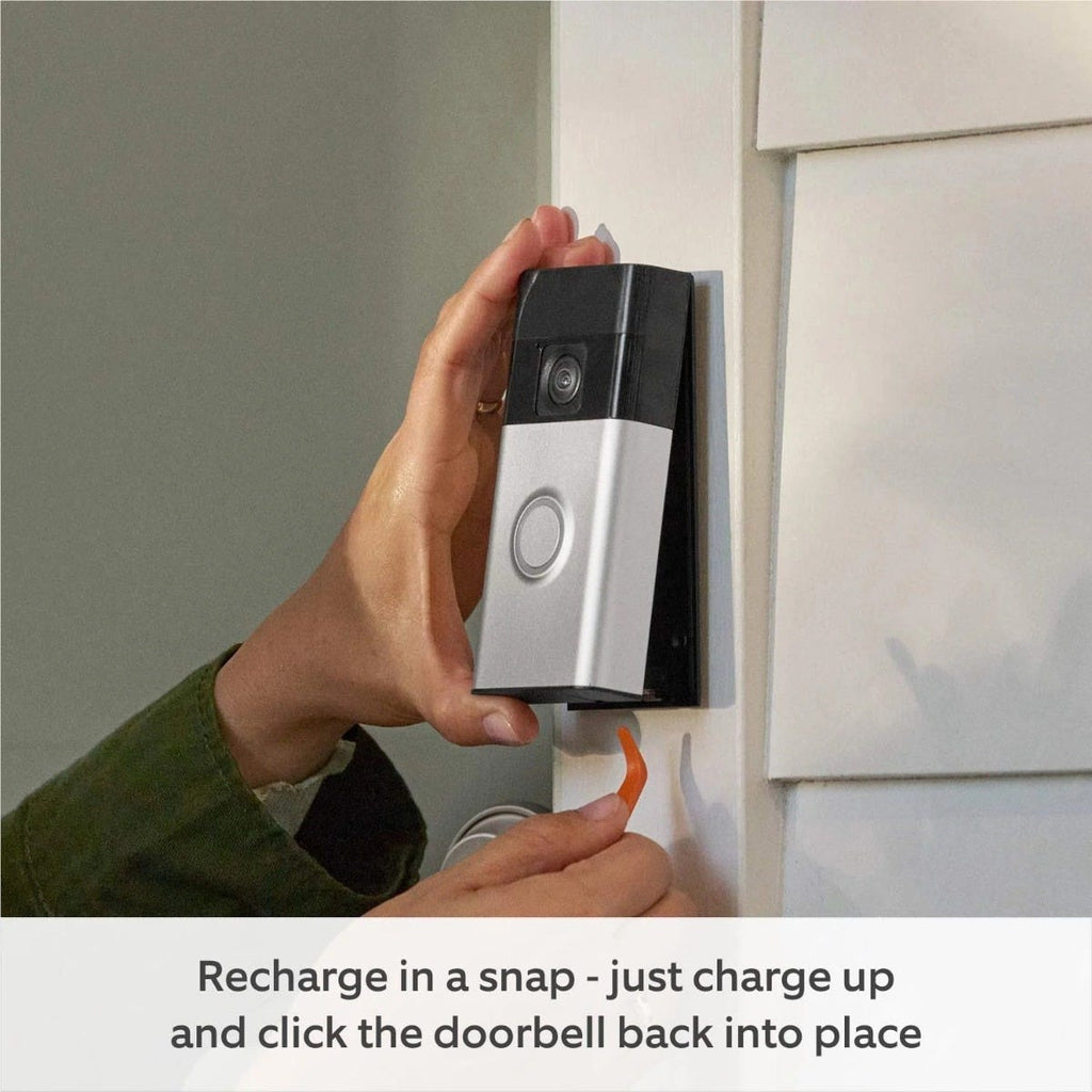 Open Box Ring Video Doorbell (Satin Nickel)