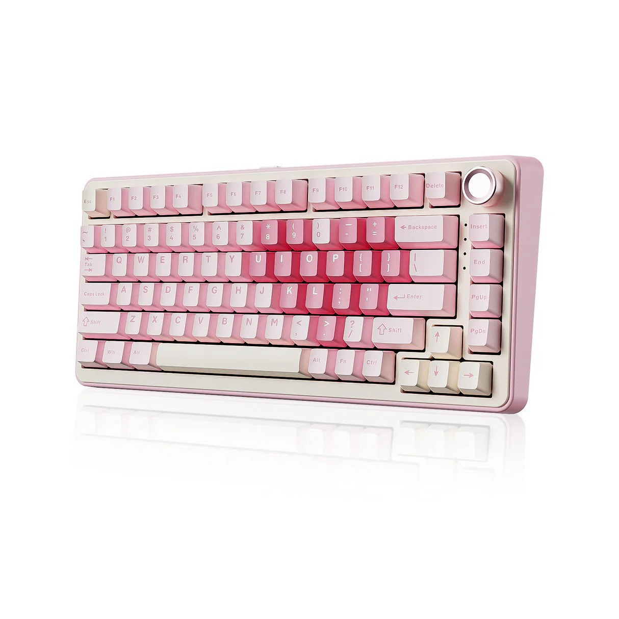 YUNZII B75 Pro 75% Mechanical Keyboard (Pink) (Milk Switch)