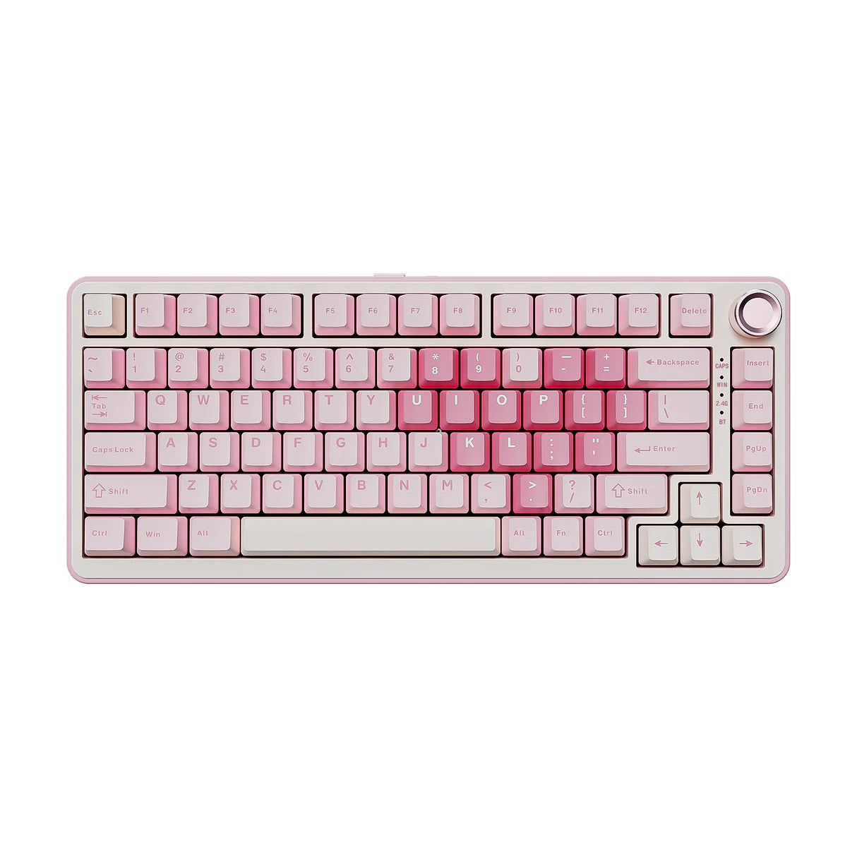 YUNZII B75 Pro 75% Mechanical Keyboard (Pink) (Milk Switch)