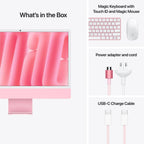 Apple iMac 24" Retina 4.5K with M4 10C CPU/10C GPU 24GB 512GB SSD (2024) (Pink)