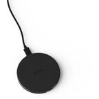 EFM 15W ELeather Wireless Charger Pad wiith 20W Wall Charger (Black)