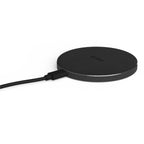 EFM 15W ELeather Wireless Charger Pad wiith 20W Wall Charger (Black)