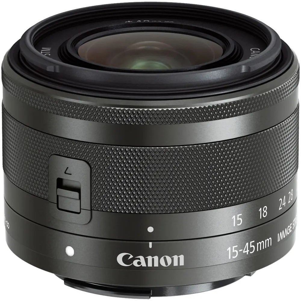 No Box - Canon EF-M 15-45mm f/3.5-6.3 IS STM lens (Open Box)