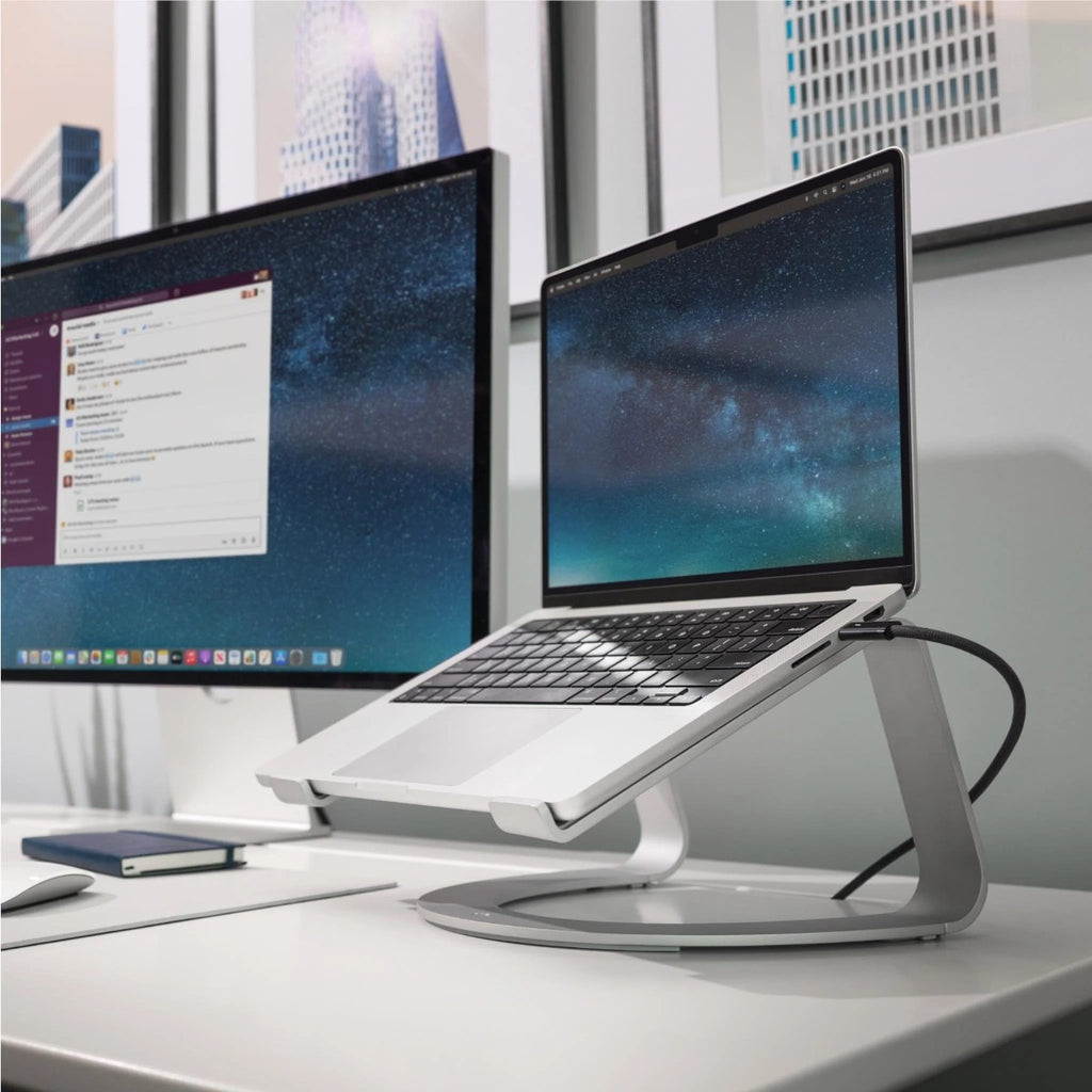 Twelve South Curve SE Stand for MacBooks and Laptops (Silver) 