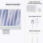 Apple iMac 24" Retina 4.5K with M4 10C CPU/10C GPU 24GB 512GB SSD (2024) (Silver)