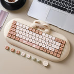 YUNZII C68 Meow Wireless Mechanical Keyboard (Coffee) (Milk Switch)