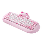 YUNZII C68 Meow Wireless Mechanical Keyboard (Pink) (Milk Switch)