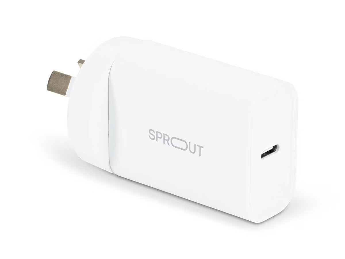 Damaged Box Sprout 2-in-1 Qi2 Wireless Charger - White
