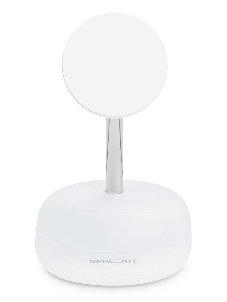 Damaged Box Sprout 2-in-1 Qi2 Wireless Charger - White
