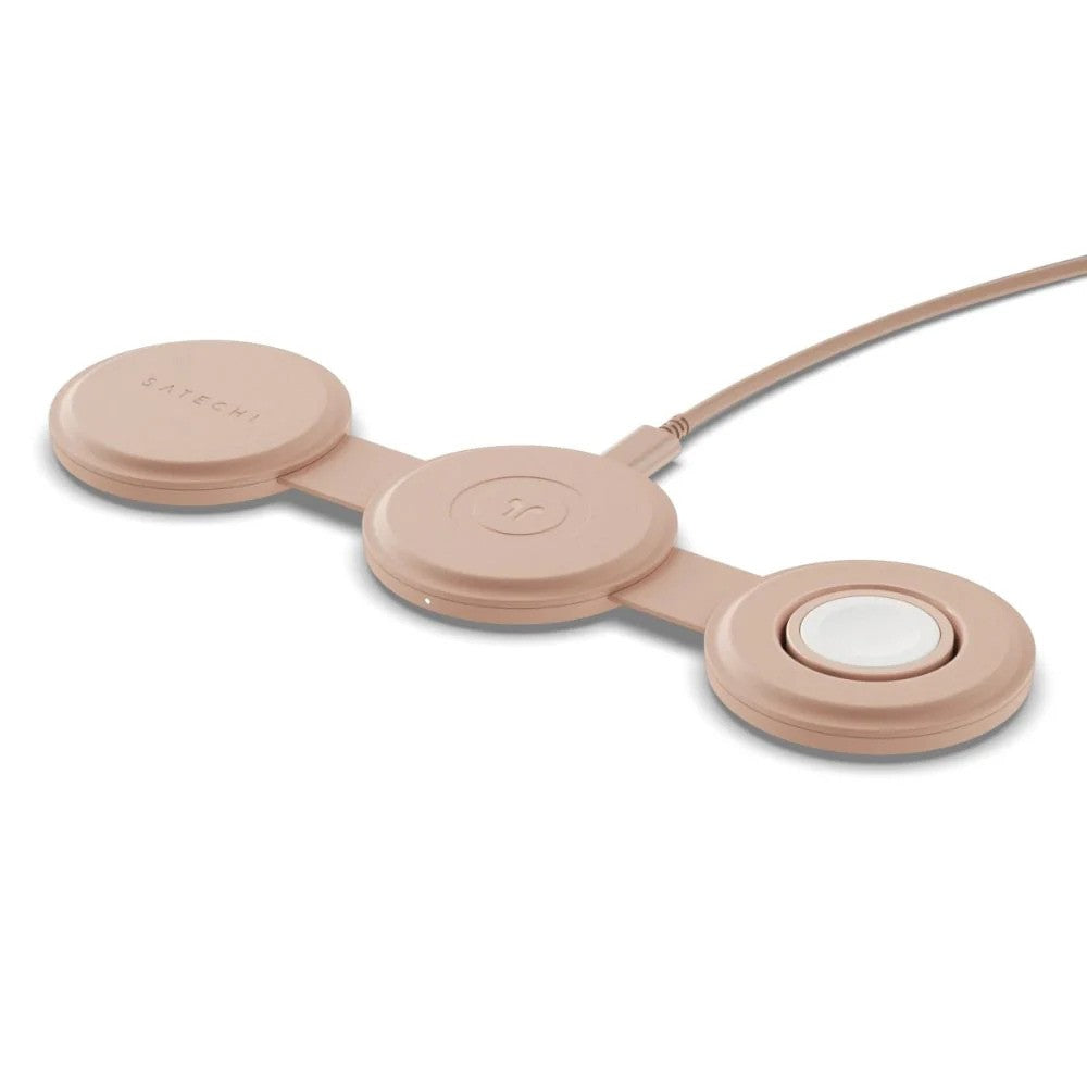 Satechi OntheGo 3 in 1 Wireless Charger (Desert Rose)