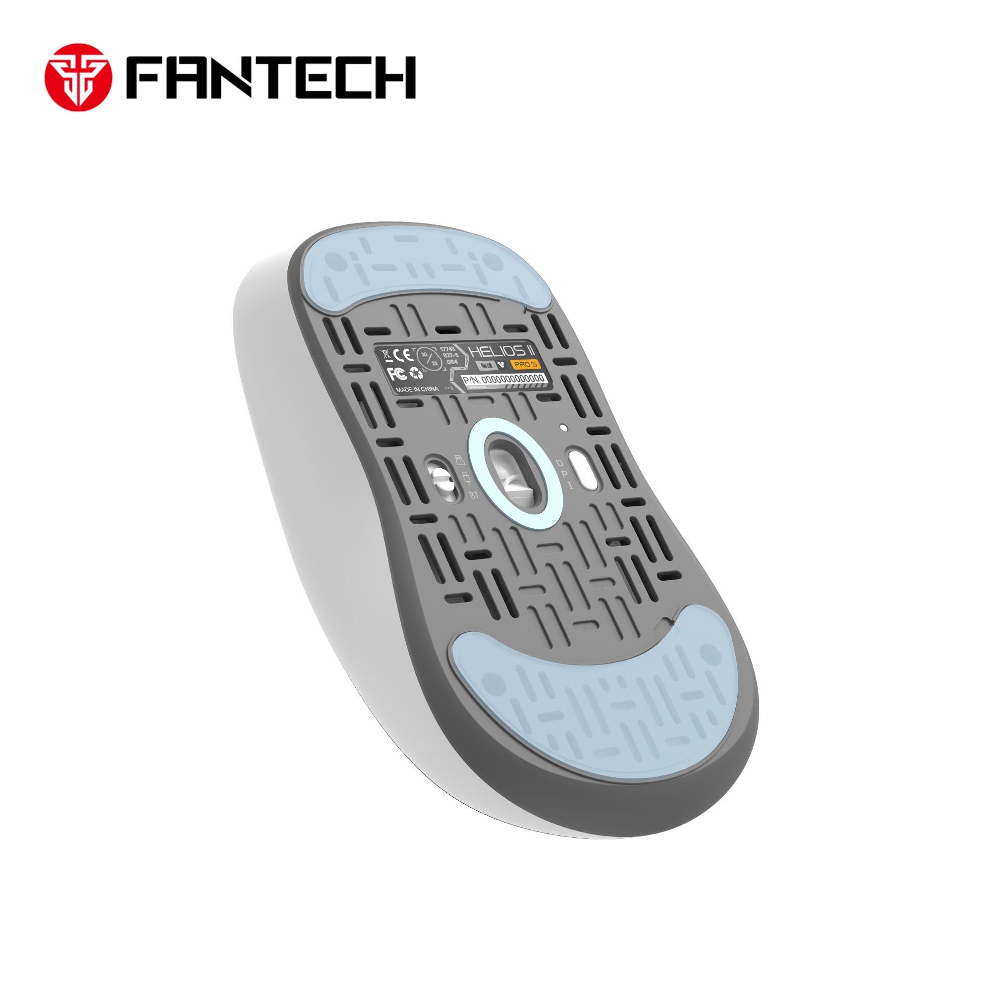 Fantech HELIOS II PRO S Wireless Gaming Mouse with 8K Polling Rate Booster (White).