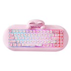 YUNZII C68 Meow Wireless Mechanical Keyboard (Pink) (Milk Switch)