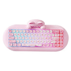 Open Box YUNZII C68 Meow Wireless Mechanical Keyboard (Pink) (Milk Switch) 
