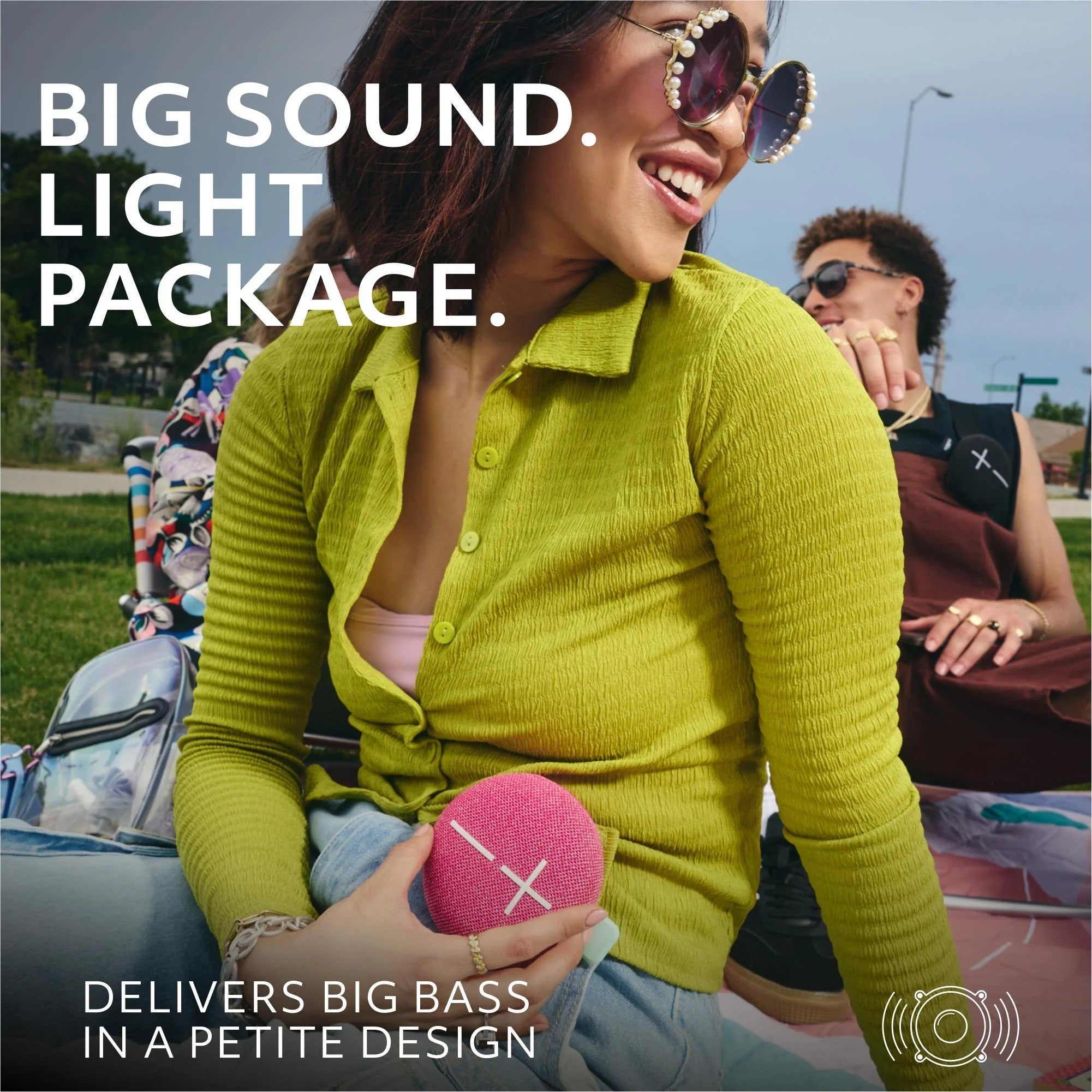 Ultimate Ears MINIROLL Portable Bluetooth Speaker (Pink)