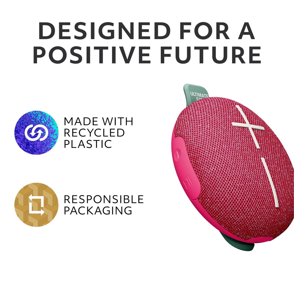 Ultimate Ears MINIROLL Portable Bluetooth Speaker (Pink)